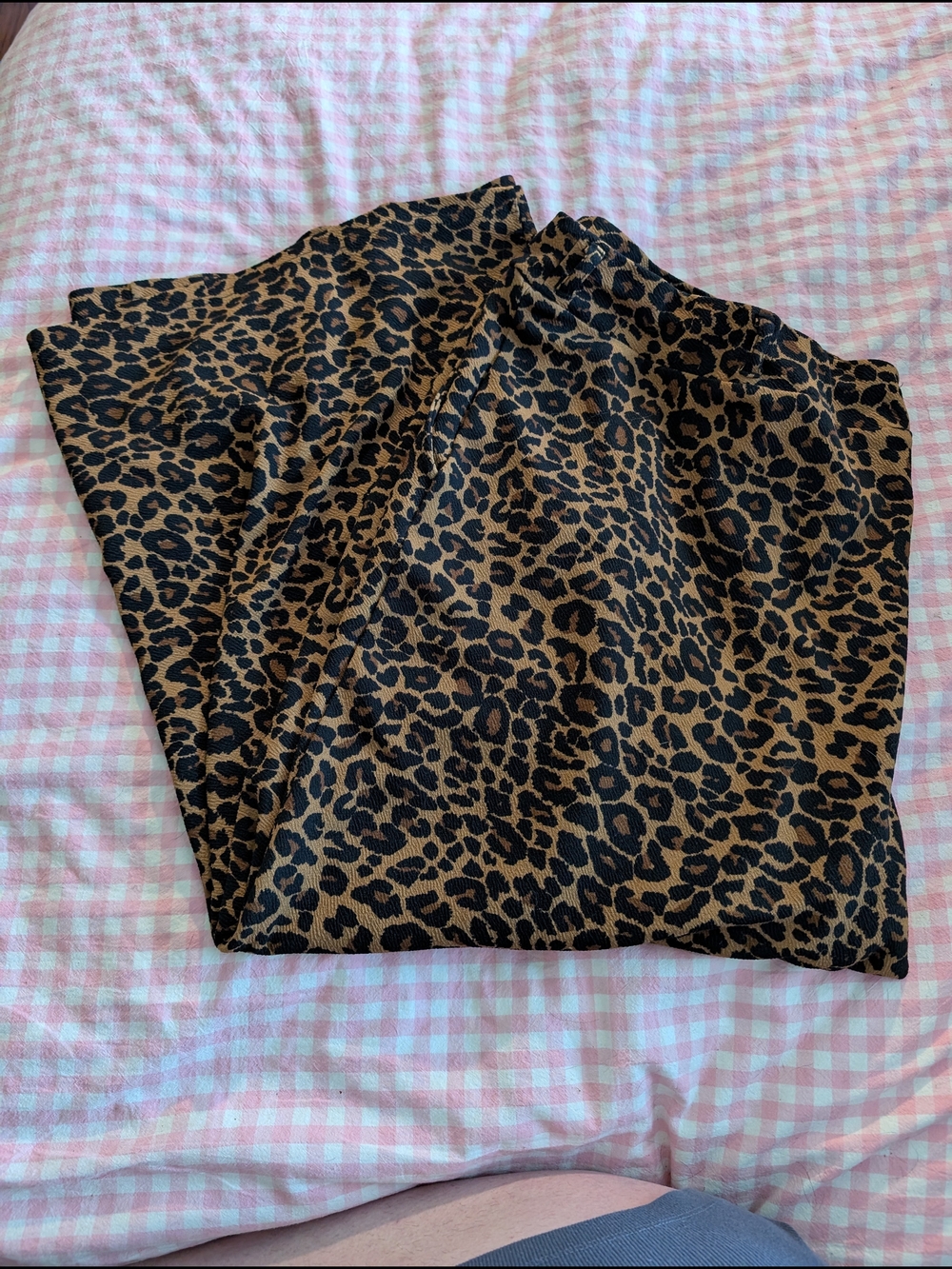 Terra & Sky Leopard Print Skirt - Brown & Black